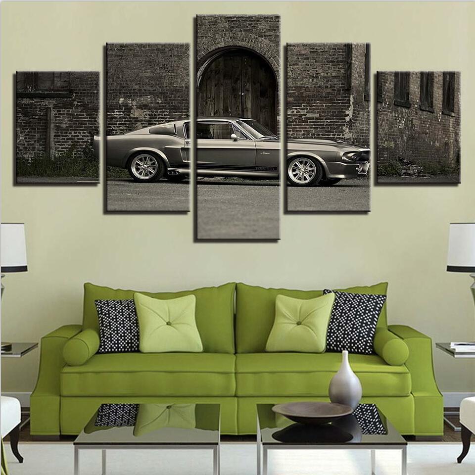 Vintage Car Style 11 - Automative 5 Panel Canvas Art Wall Decor Vintage Car Style 11 - Automative 5 Panel Canvas Art Wall Decor