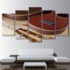Vintage Guitar 5 - Music 5 Panel Canvas Art Wall Decor