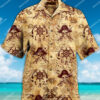 Vintage Skull Pirates And Sea Map All Over Printed Hawaiian Shirt