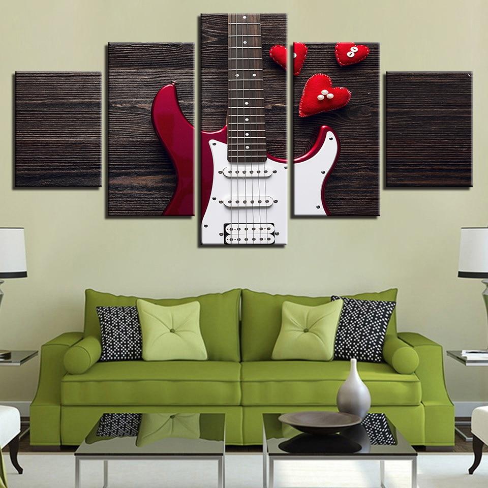Violin 22 - Music 5 Panel Canvas Art Wall Decor Violin 22 - Music 5 Panel Canvas Art Wall Decor