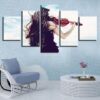 Violin Solo - Music 5 Panel Canvas Art Wall Decor