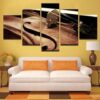 Violin String Musical Instruments - Music 5 Panel Canvas Art Wall Decor