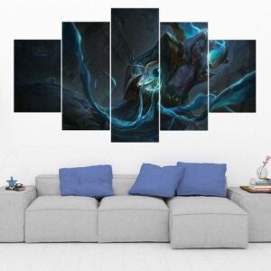 Vladimir - League Of Legends - Gaming 5 Panel Canvas Art Wall Decor