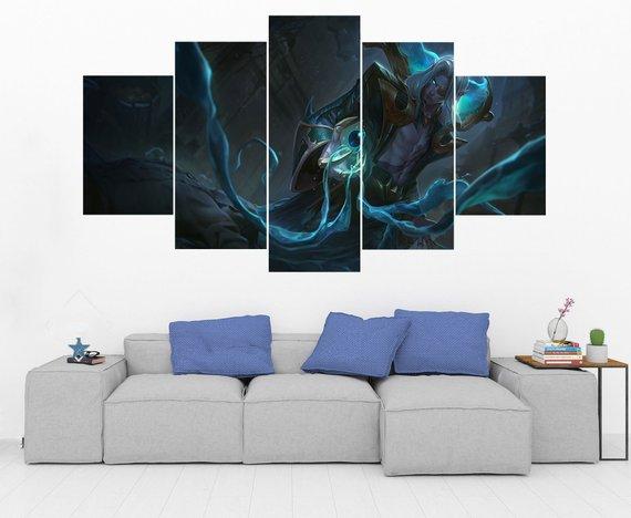 Vladimir - League Of Legends - Gaming 5 Panel Canvas Art Wall Decor Vladimir - League Of Legends - Gaming 5 Panel Canvas Art Wall Decor