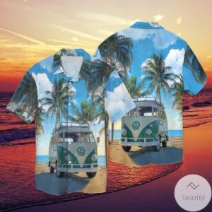 Vw Volkswagen Bus Hawaiian Shirt