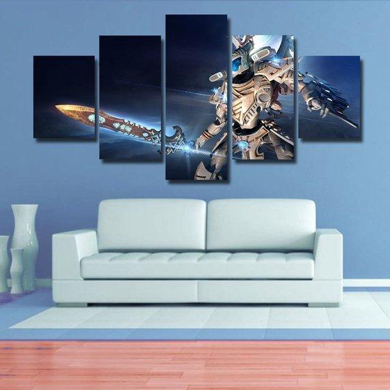 Warhammer - Gaming 5 Panel Canvas Art Wall Decor Warhammer - Gaming 5 Panel Canvas Art Wall Decor