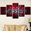 Washington Capitals Nhl Ice Hockey Sports Hd - Sport 5 Panel Canvas Art Wall Decor