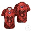 Washington Capitals Nhl Skull Hawaiian Shirt