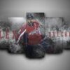 Washington Capitals - Alex Ovechkin - Sport 5 Panel Canvas Art Wall Decor