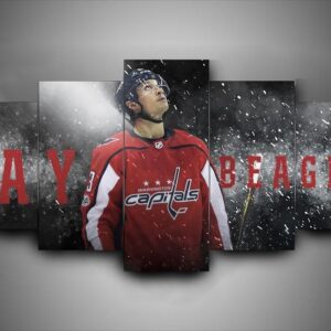 Washington Capitals - Jay Beagle - Sport 5 Panel Canvas Art Wall Decor