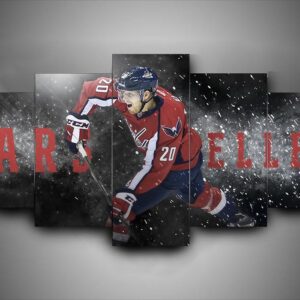Washington Capitals - Lars Eller - Sport 5 Panel Canvas Art Wall Decor