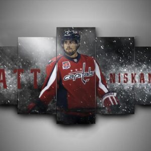 Washington Capitals - Matt Niskanen - Sport 5 Panel Canvas Art Wall Decor