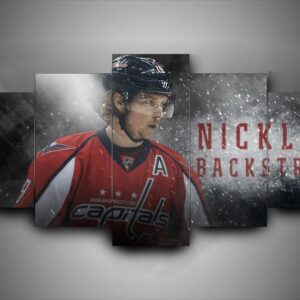 Washington Capitals - Nicklas B?Ckstr?M - Sport 5 Panel Canvas Art Wall Decor