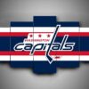 Washington Capitals - Sport 5 Panel Canvas Art Wall Decor