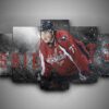 Washington Capitals - T. J. Oshie - Sport 5 Panel Canvas Art Wall Decor