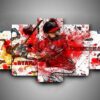 Washington Nationals 2 - Sport 5 Panel Canvas Art Wall Decor