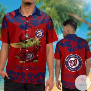 Washington Nationals Baby Yoda Hawaiian Shirt