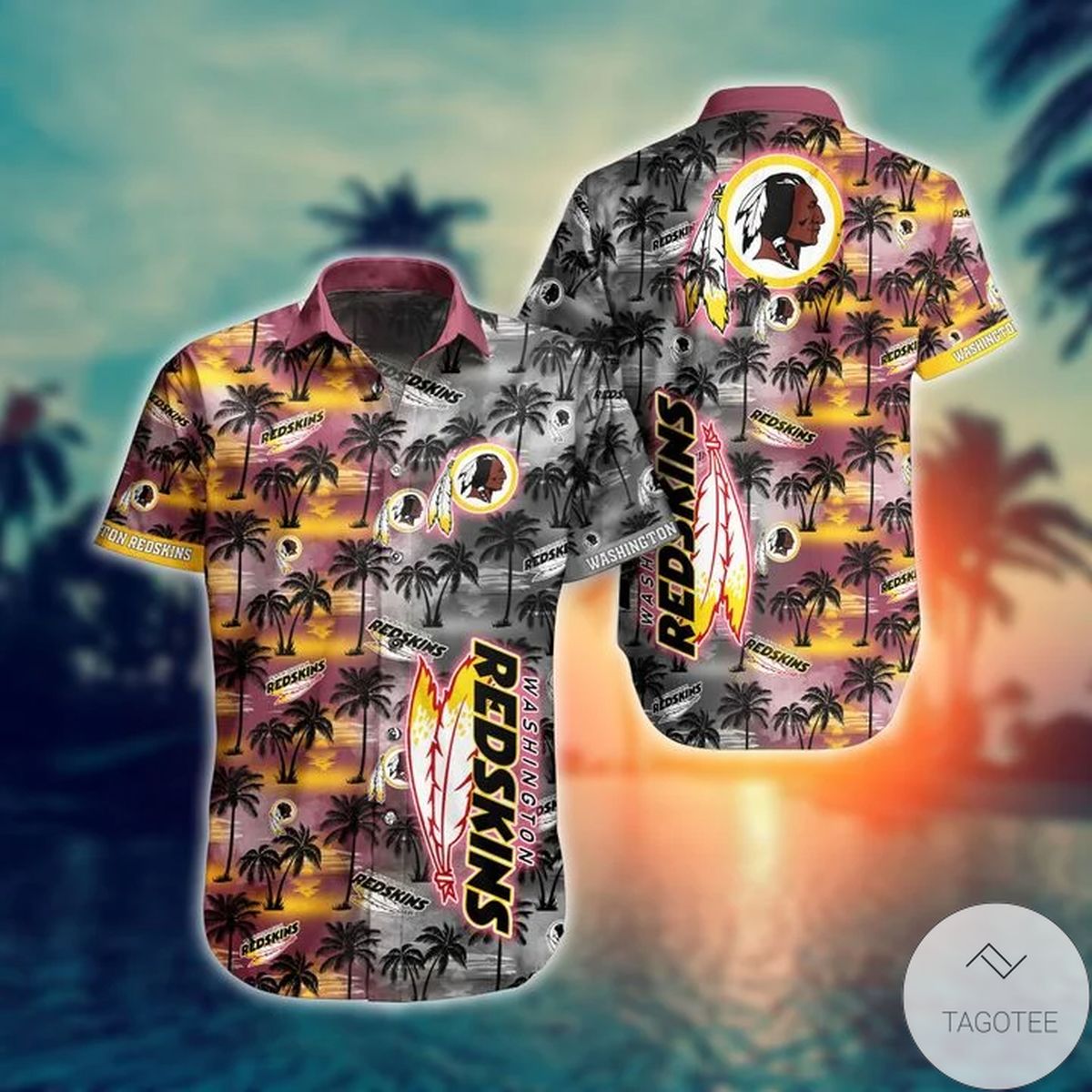Washington Redskins Nfl Hawaiian Shirt Washington Redskins Nfl Hawaiian Shirt