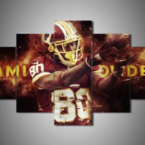 Washington Redskins - Jamison Crowder - Sport 5 Panel Canvas Art Wall Decor
