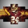 Washington Redskins - Josh Norman - Sport 5 Panel Canvas Art Wall Decor