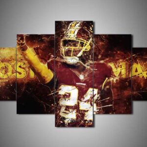 Washington Redskins - Josh Norman - Sport 5 Panel Canvas Art Wall Decor