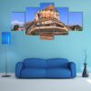 Wat Chedi Luang Temple In Chiang Mai - Religion 5 Panel Canvas Art Wall Decor