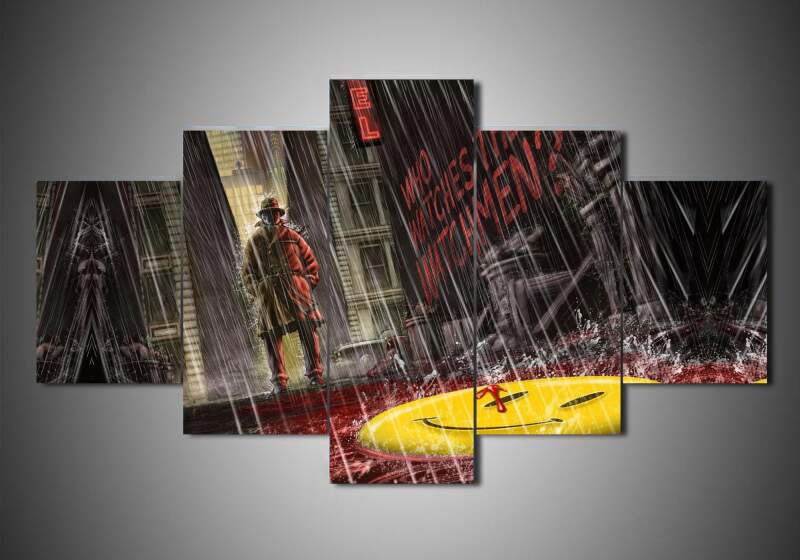 Watchmen 1 - Movie 5 Panel Canvas Art Wall Decor Watchmen 1 - Movie 5 Panel Canvas Art Wall Decor
