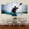 Water Sports Canoeing - Sport 5 Panel Canvas Art Wall Decor