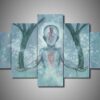 We Came As Romans - Abstract 5 Panel Canvas Art Wall Decor