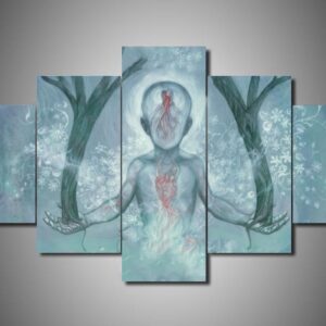 We Came As Romans - Abstract 5 Panel Canvas Art Wall Decor