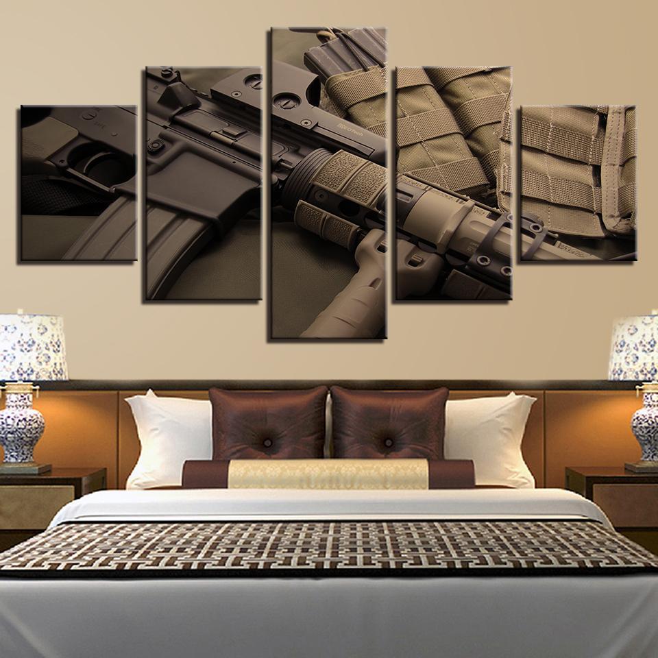 Weapon 6 - Army 5 Panel Canvas Art Wall Decor Weapon 6 - Army 5 Panel Canvas Art Wall Decor