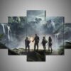 Welcome To The Jungle - Movie 5 Panel Canvas Art Wall Decor