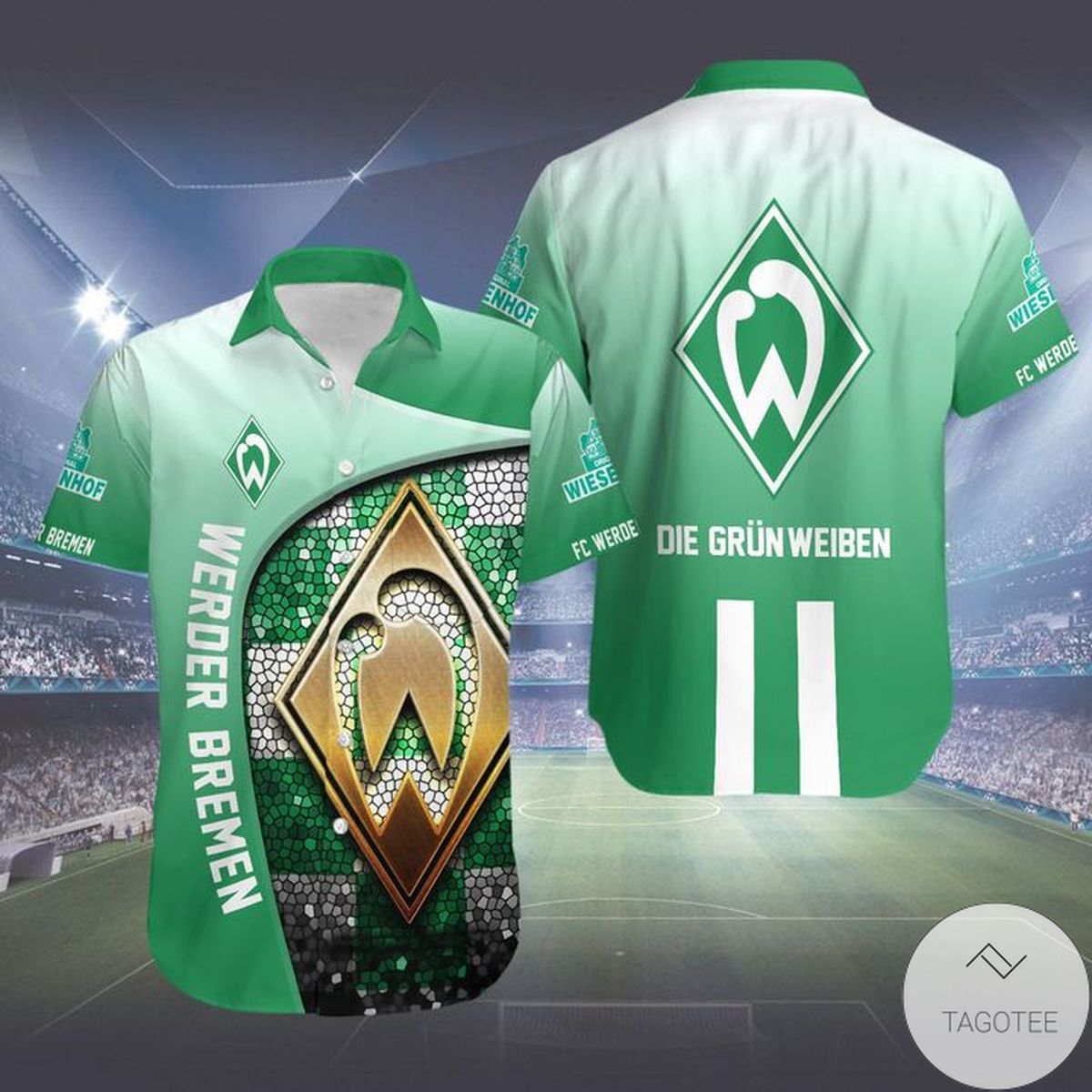 Werder Bremen Fc Hawaiian Shirt Werder Bremen Fc Hawaiian Shirt