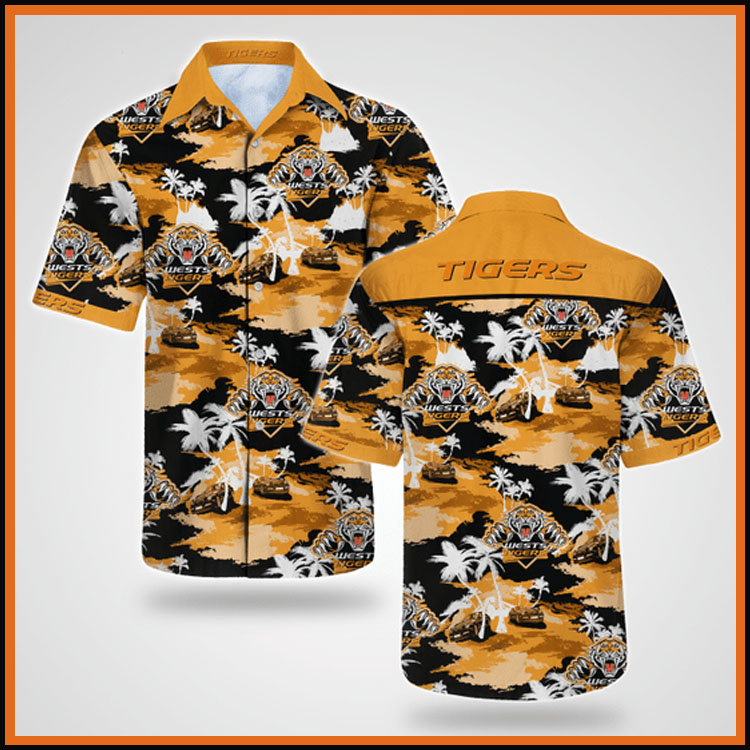 Wests Tigers Tommy Bahama Hawaiian Shirt- Limited Edition Wests Tigers Tommy Bahama Hawaiian Shirt- Limited Edition
