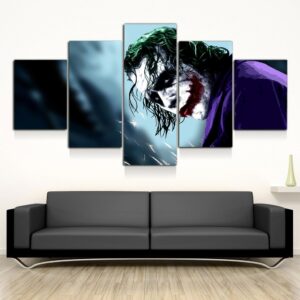Why So Serious - Dc 5 Panel Canvas Art Wall Decor