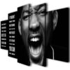 Will Smith 1 - Famous Person 5 Panel Canvas Art Wall Decor