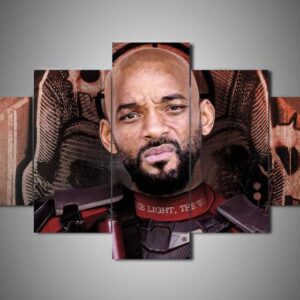 Will Smith - Famous Person 5 Panel Canvas Art Wall Decor
