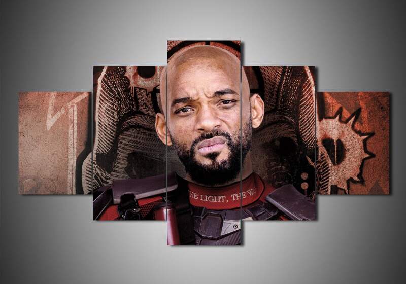 Will Smith - Famous Person 5 Panel Canvas Art Wall Decor Will Smith - Famous Person 5 Panel Canvas Art Wall Decor