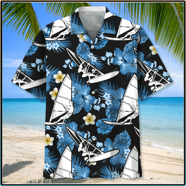 Windsurfing Natute Hawaiian Shirt Windsurfing Natute Hawaiian Shirt