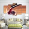 Wine #15 - Wine 5 Panel Canvas Art Wall Decor