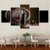 Wine #8 - Wine 5 Panel Canvas Art Wall Decor