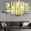 Wine And Fruit - Wine 5 Panel Canvas Art Wall Decor