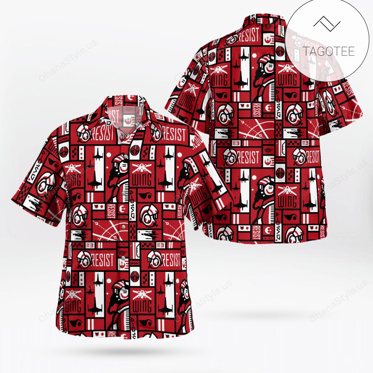 Wing Resist Star Wars Hawaiian Shirt Wing Resist Star Wars Hawaiian Shirt