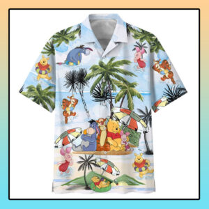 Winnie The Pooh Summer Time Hawaiian Shirt