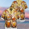 Wish You Were Beer Party All Over Printed Hawaiian Shirt