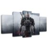 Witcher 3: Wild Hunt 3 - Gaming 5 Panel Canvas Art Wall Decor
