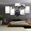 Witcher Characters - Gaming 5 Panel Canvas Art Wall Decor