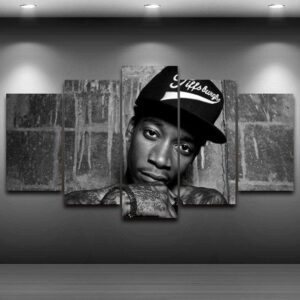 Wiz Khalifa - Music 5 Panel Canvas Art Wall Decor