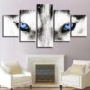 Wolf Eyes - Animal 5 Panel Canvas Art Wall Decor