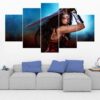 Wonder Woman 3 - Dc 5 Panel Canvas Art Wall Decor